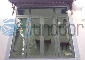 Cửa nhôm Xingfa màu xám ghi - Những mẫu cửa nhôm Xingfa màu xanh ghi đẹp nhất